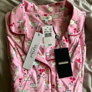 NWT Bed Head Pajamas || Pink Llama print. Size L
